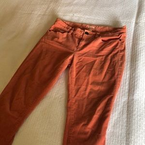 J crew corduroy coral pants